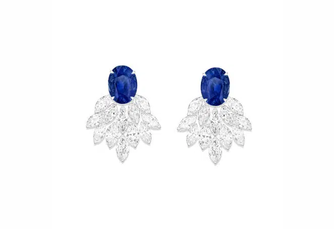 Piaget Sapphire and Diamond Earrings