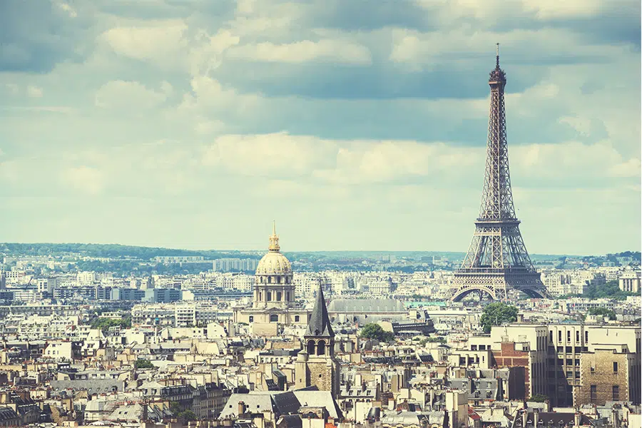 The Parisian skyline