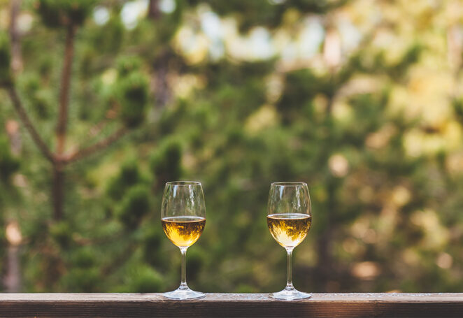 White Wine in a Forest