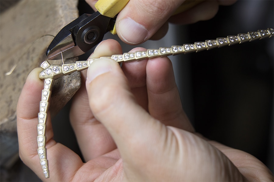Bulgari's high-jewelry collection is made by hand in Rome