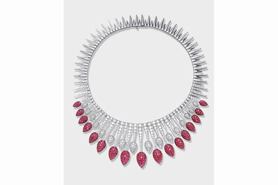 Picchioti necklace in 18K white gold