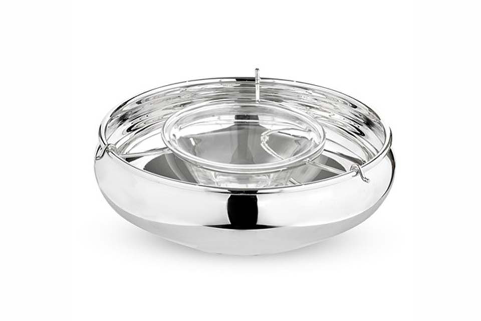 Scully and Scully Silverplated English Caviar Bowl
