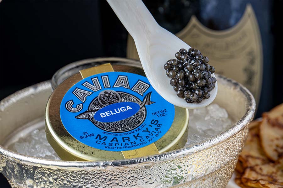 Marky's is the only company in the US that legally sells Beluga caviar