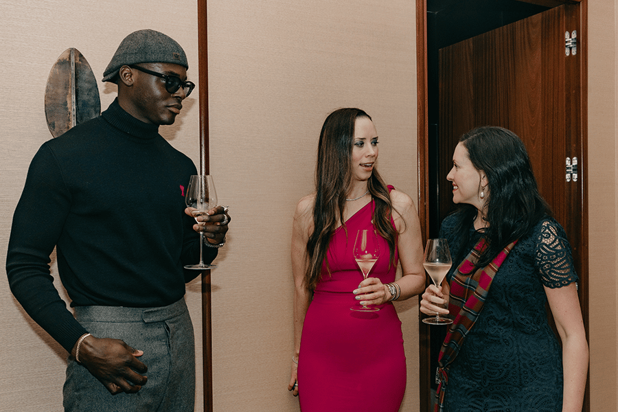 Chef Roze Traore, Kristen Shirley, and Sarah Pallack