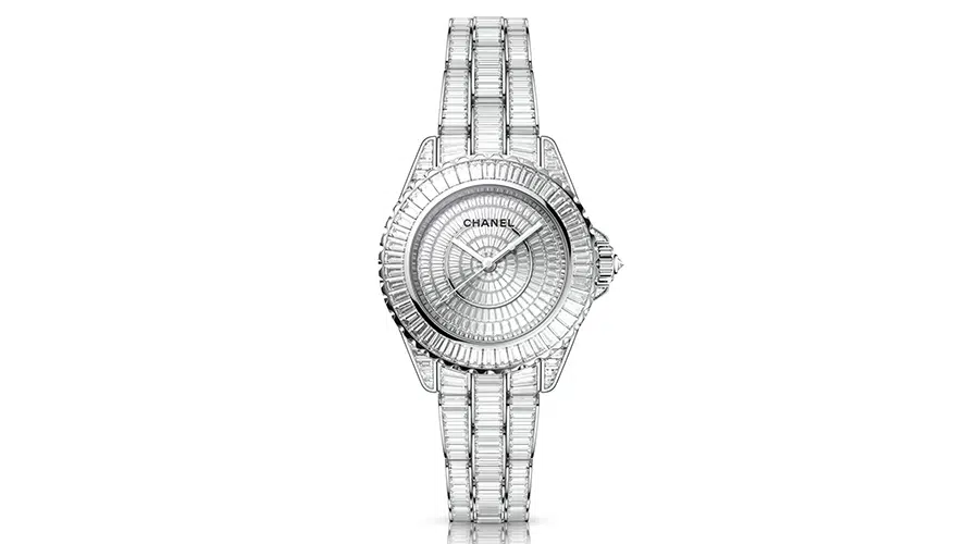 Chanel J12 Baguette Diamond Star Gem-set Watches