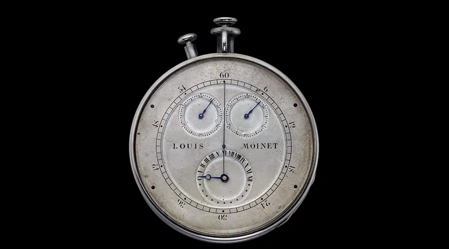 A historical chronograph pocket watch from Louis Moinet