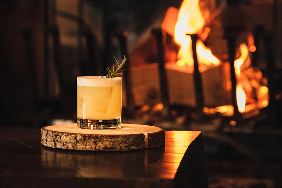 The Mallard Lounge has a cozy vibe and sophisticated cocktails