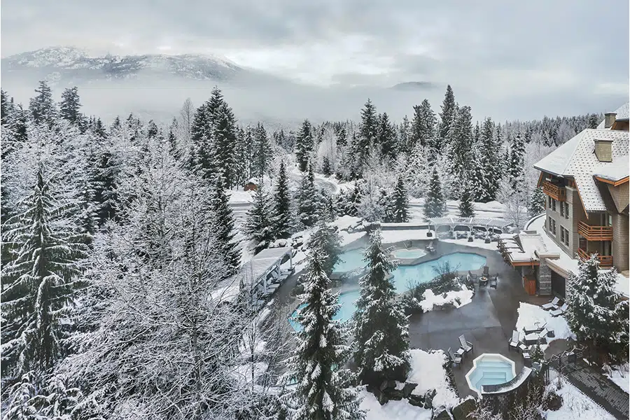 Four Seasons has plenty of pools and hot tubs for soaking sore muscles