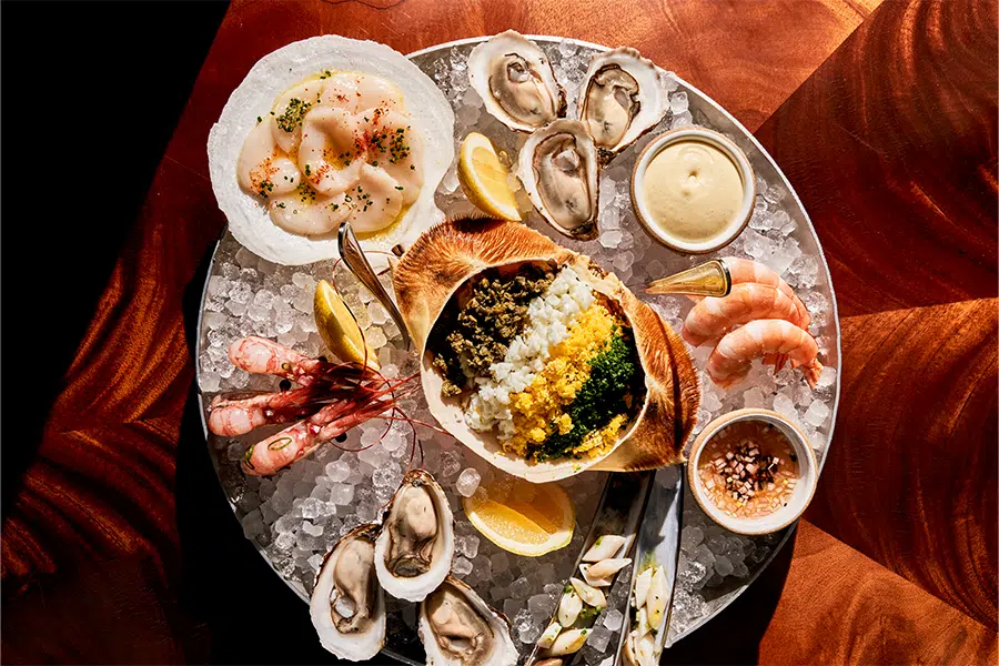 A seafood platter at Le Rock