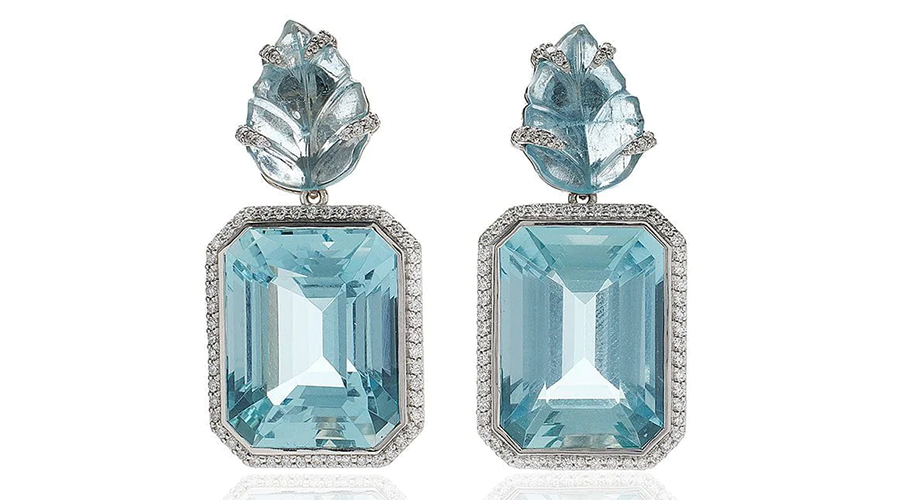 Piranesi Aquamarine earrings