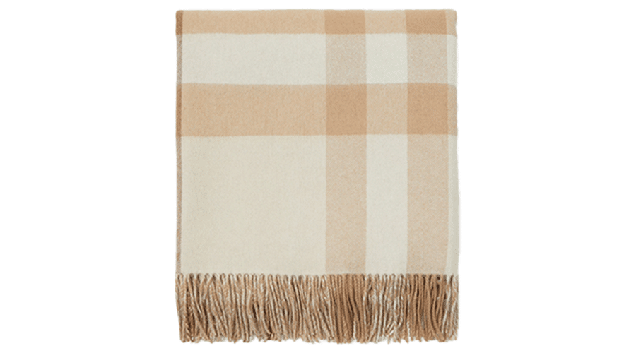 Burberry Exaggerated Check Cashmere Blanket