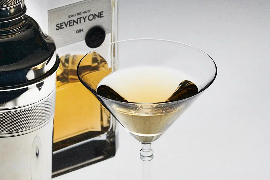 Seventy One Gin Golden Martini Seventy One Gin Golden Martini