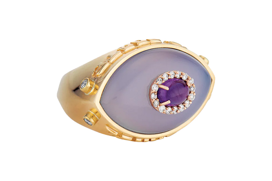 Marlo Laz Amethyst evil eye Marlo Laz Amethyst evil eye