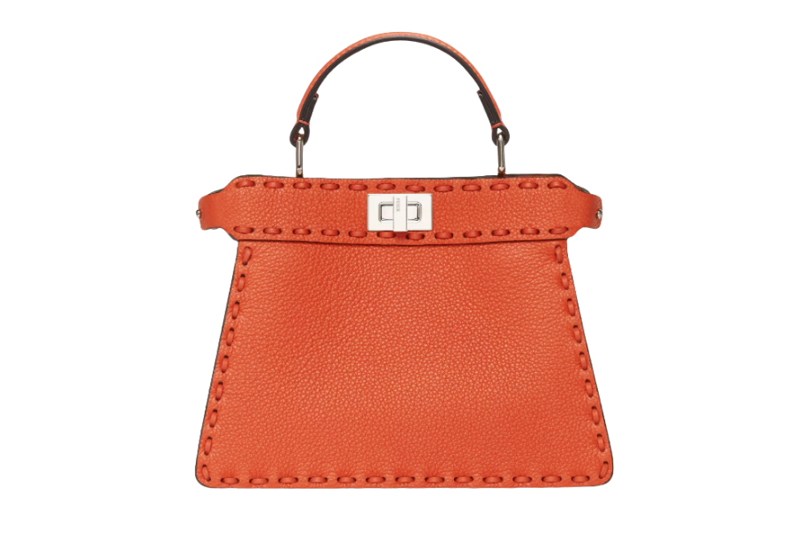 Fendi Peekaboo ISeeU Fendi Peekaboo ISeeU orange leather Quiet luxury handbags