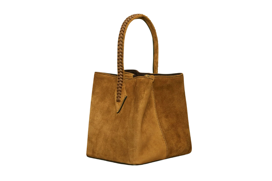 Métier Vérité Mini Métier Vérité Mini brown suede tote bag