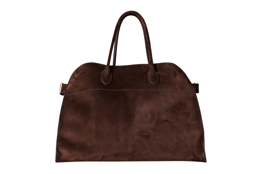 Row Margaux suede handbag The Row Margaux brown suede handbag
